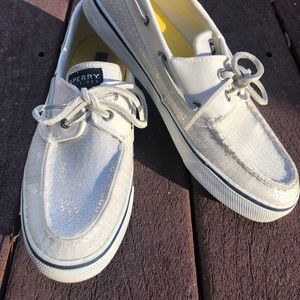 Sperry Top Siders with sequins
